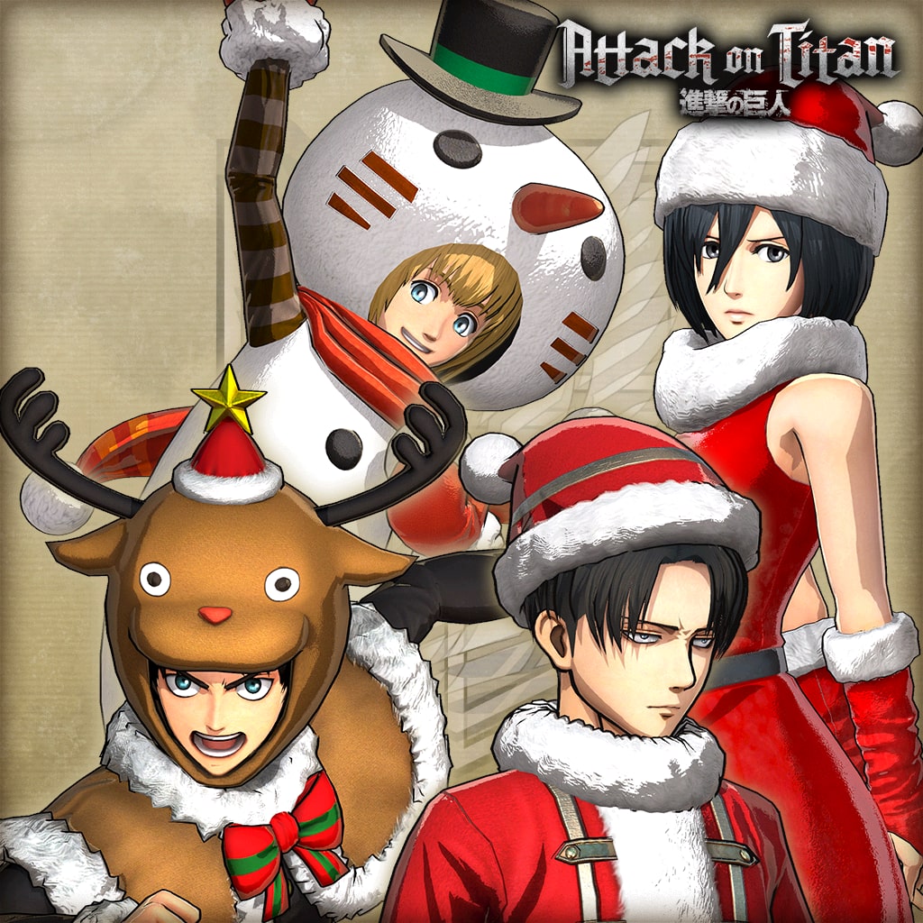 Attack on Titan - Conjunto de fatos 'Christmas' 