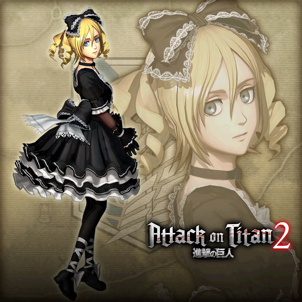 Attack on Titan 2 Additional Christa Costume Cutesy Goth