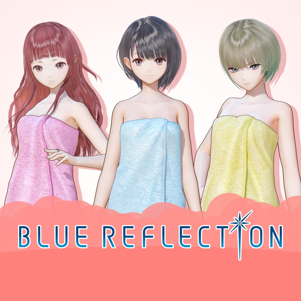 BLUE REFLECTION: Bath Towels Set A (Hinako, Sarasa, Mao) (English Ver.)