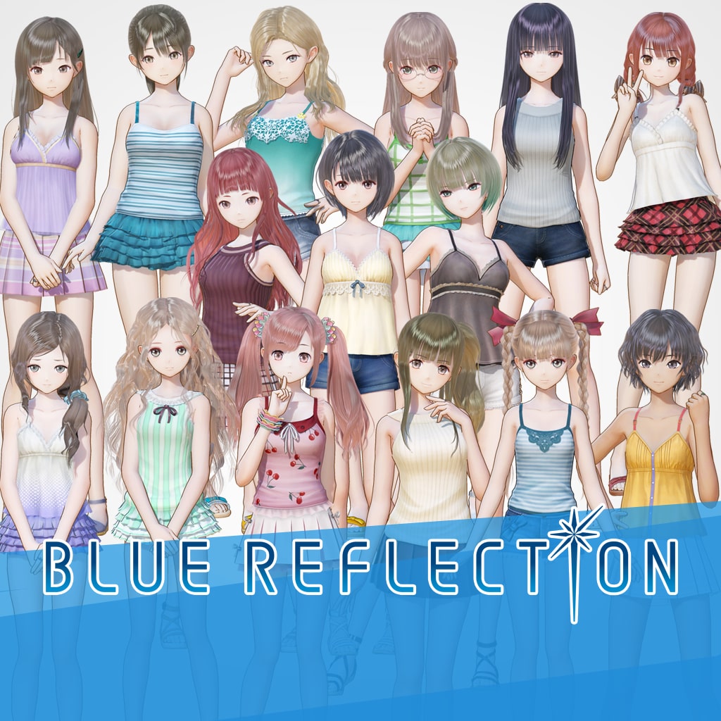 BLUE REFLECTION: conjunto completo Summer Clothes