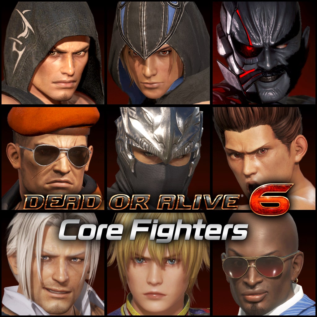 DOA6: Core Fighters - Male Fighters Set