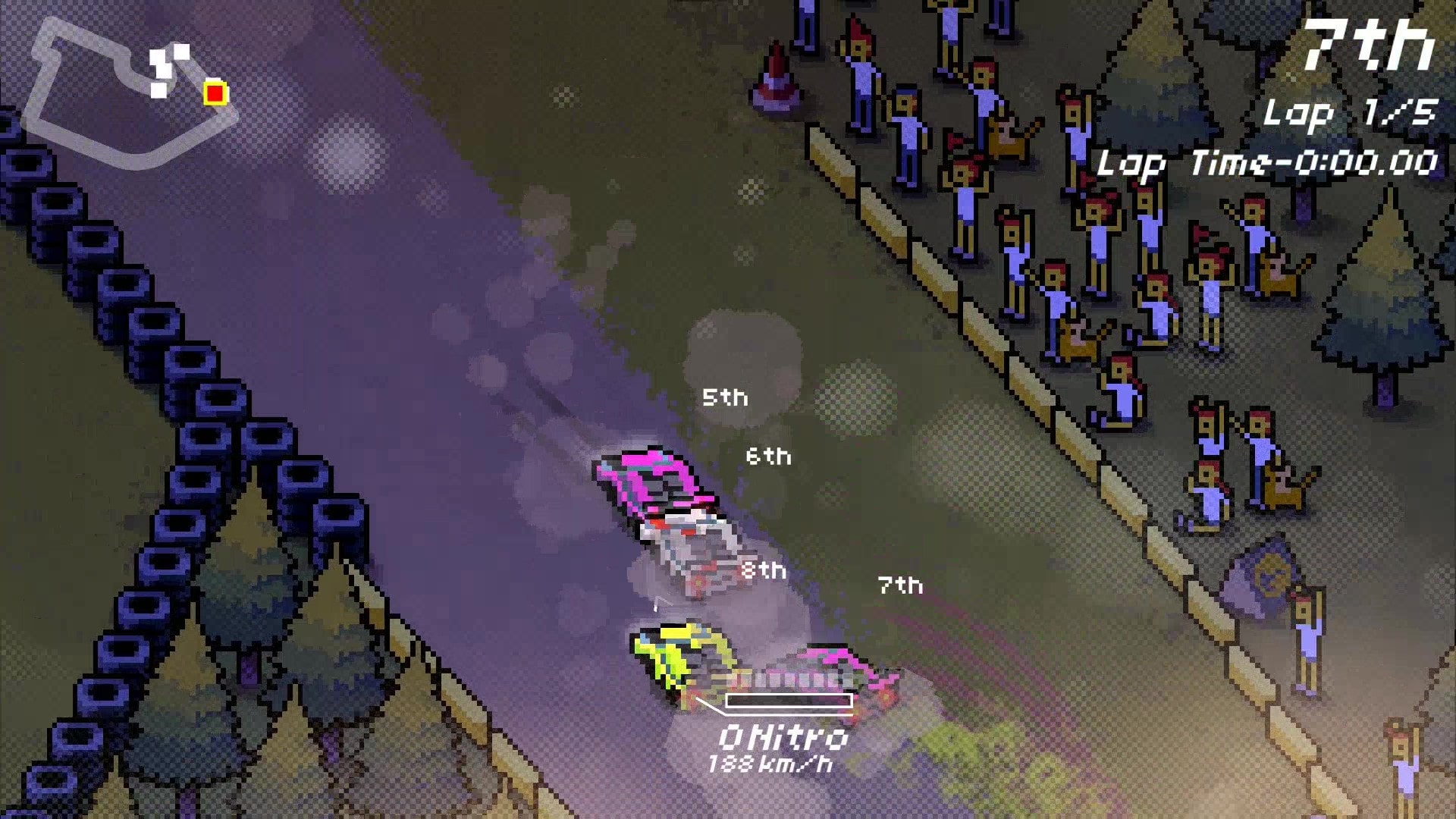 #7. Super Pixel Racers (PlayStation) Bởi: PQUBE LTD