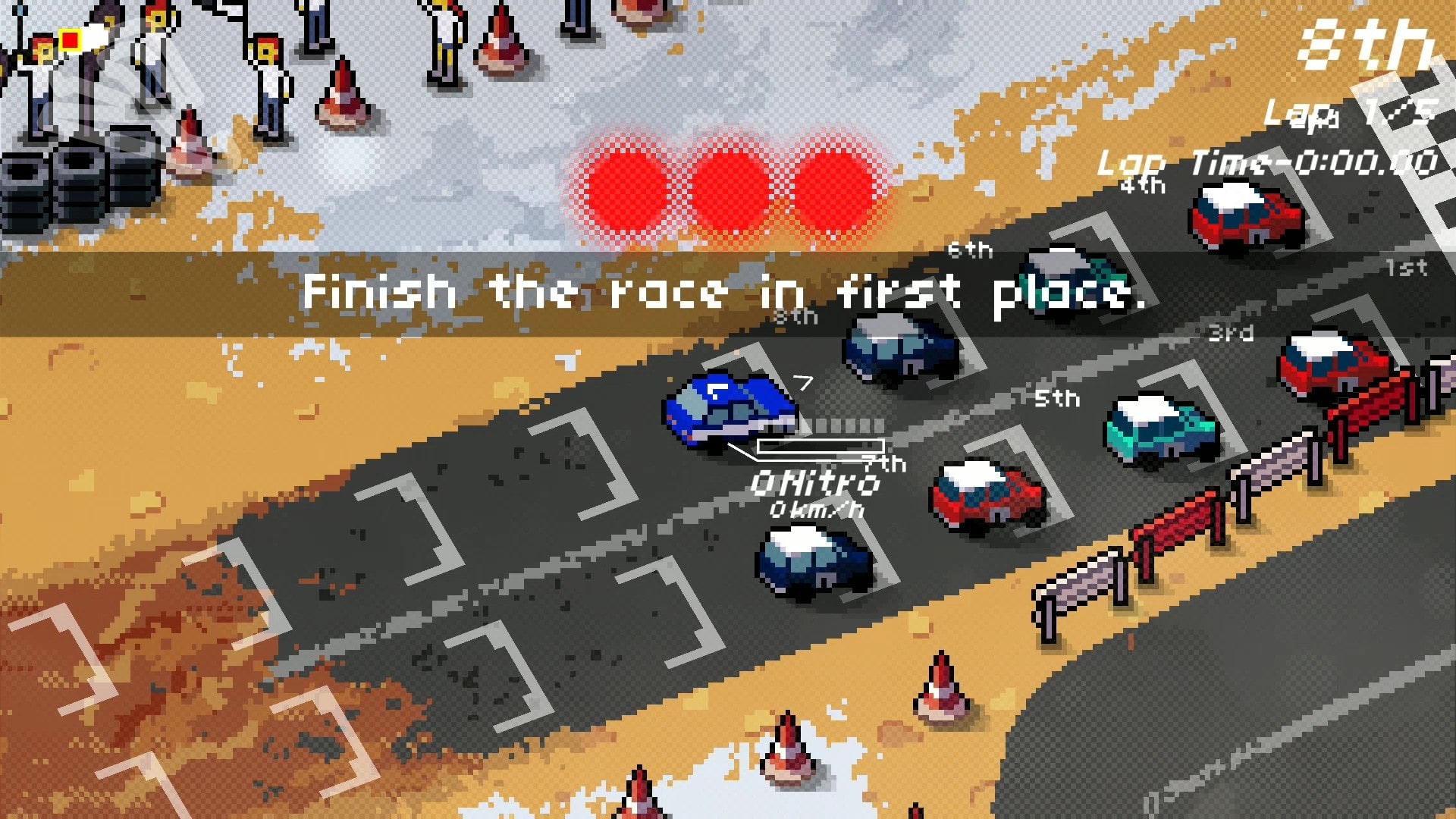 #1. Super Pixel Racers (PlayStation) Bởi: PQUBE LTD