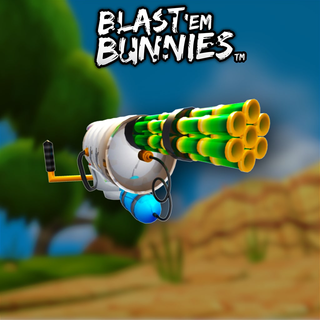 Blast 'Em Bunnies: Watermelon Machine Gun Full Upgrades