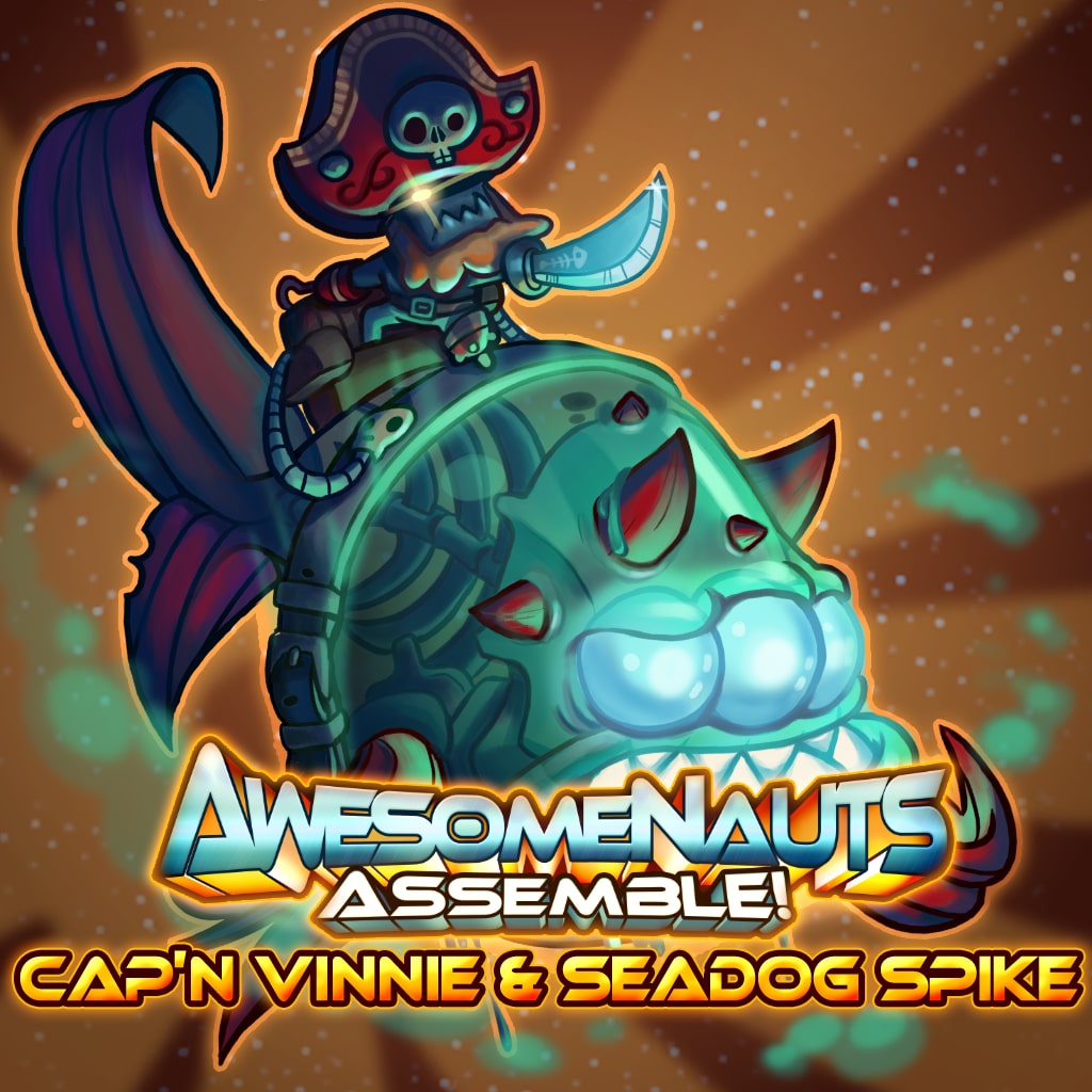 Awesomenauts Assemble! - Cap'n Vinnie & Seadog Spike Skin