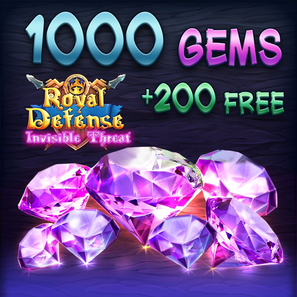Royal Defense Invisible Threat - 1,000 crystals +200