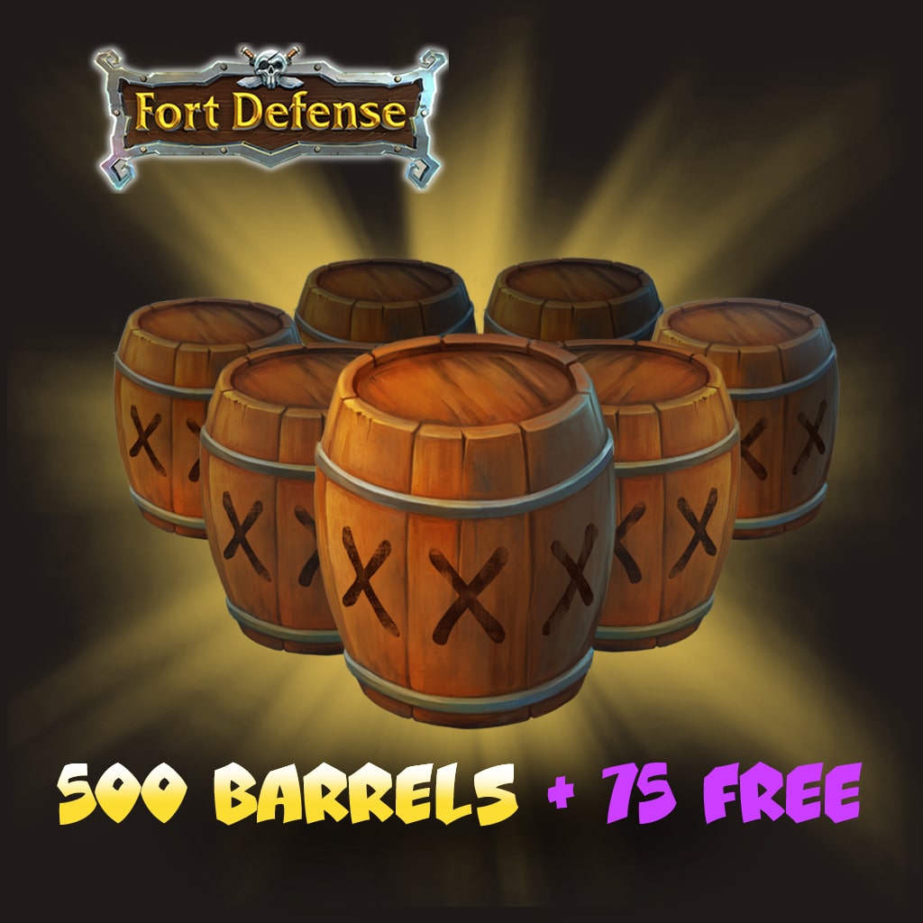 Fort Defense - 500 barrels + 75