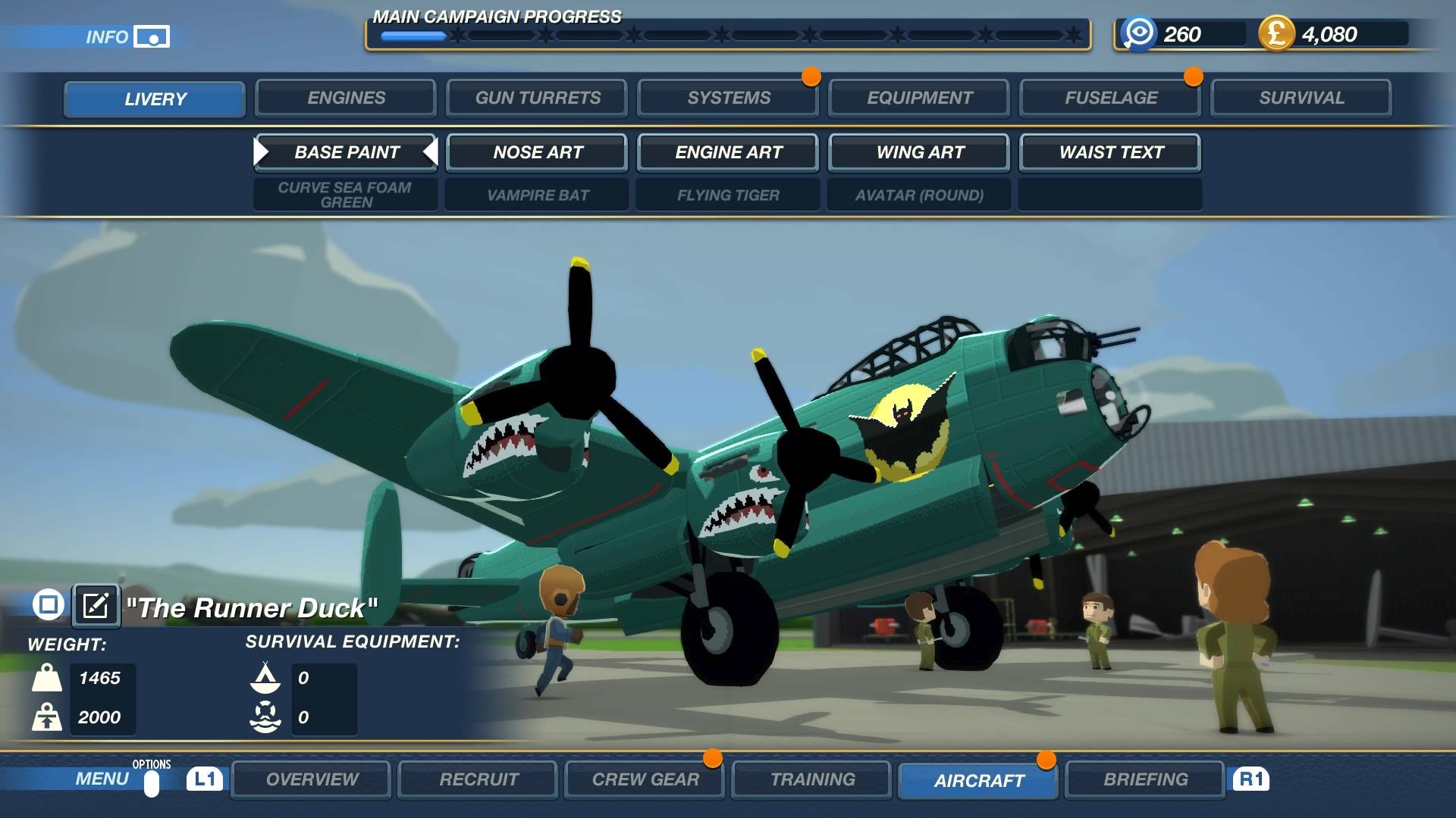 #9. Bomber Crew Deluxe Edition (PlayStation) 由: Curve Digital