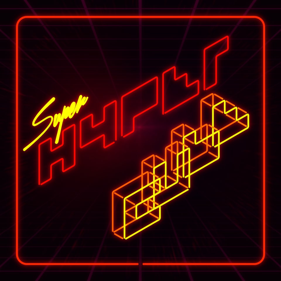 Eng ver. SUPERHYPERCUBE. Super Hyper Cube. Super Hyper Cube game. Kokoromi logo.