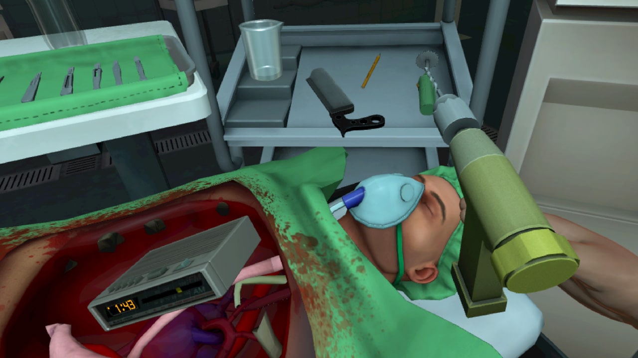 Surgeon Simulator PS4 - Cirurgia no corredor do hospital, PARECE O
