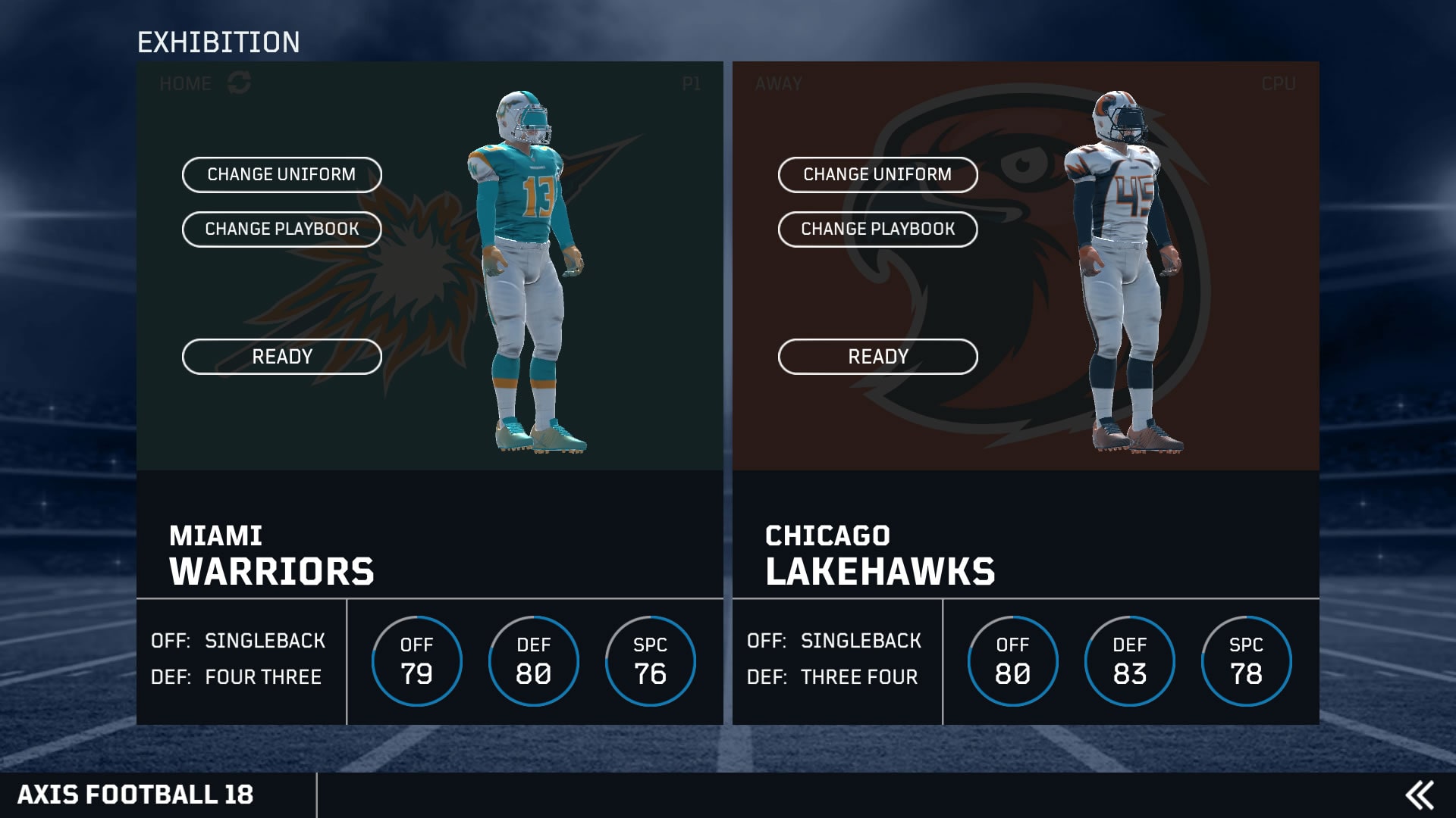 #9. Axis Football 2018 (PlayStation) Podle: Axis Games, Inc.