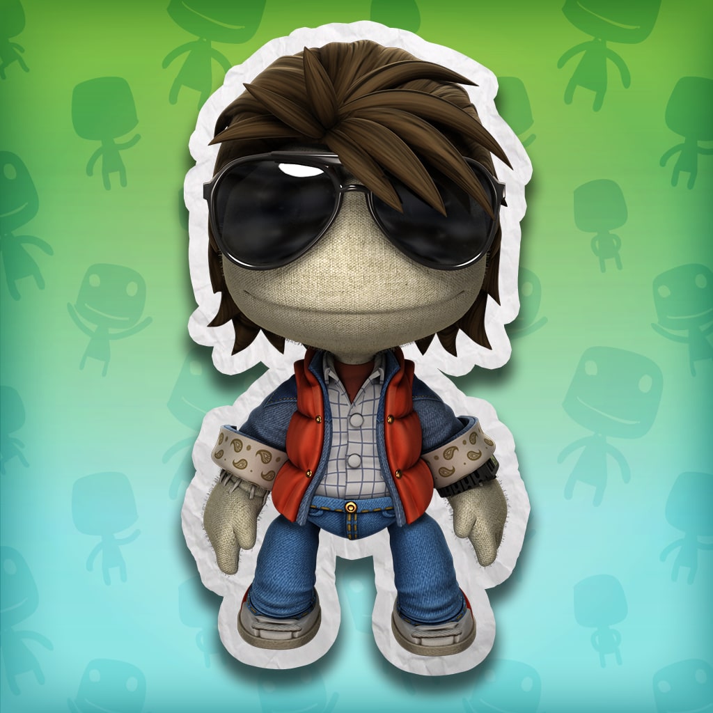 LBP™ 3 Back to the Future™ Costume: Marty McFly 1985