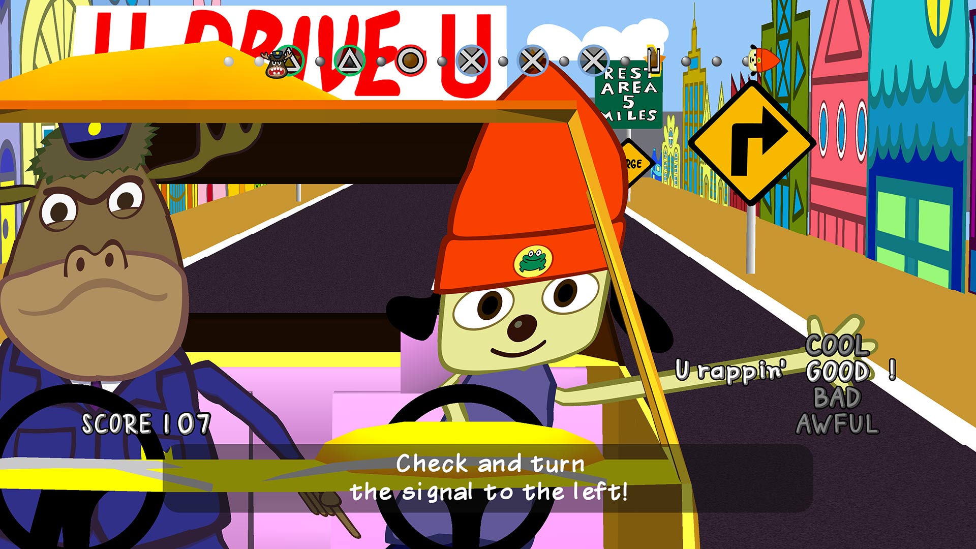 PaRappa the Rapper #ps1 #playstation #retrogaming #ukretrogaming  #videogamer #ukretrogamer #gamer, By Kapow Retro Gaming