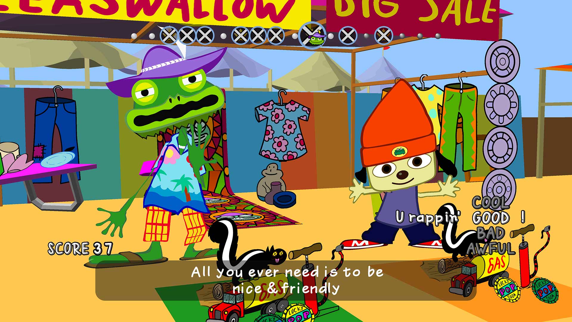 Could Parappa the Rapper return on Playstation Vita?