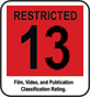 Restricted to persons 13 years and over.