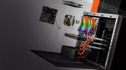 PC Building Simulator Overclockers UK Workshop for playstation