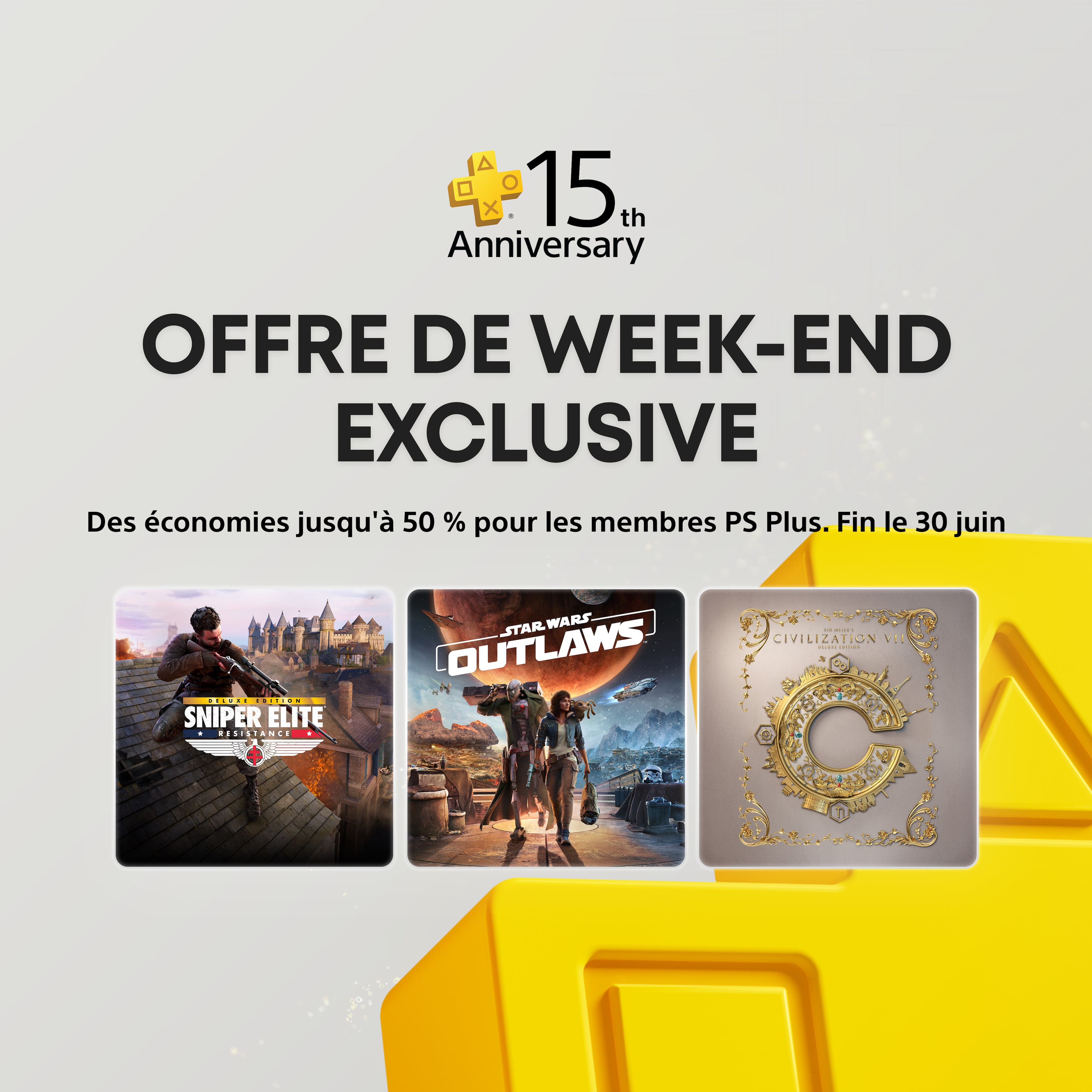 Offre de week-end exclusive PlayStation Plus