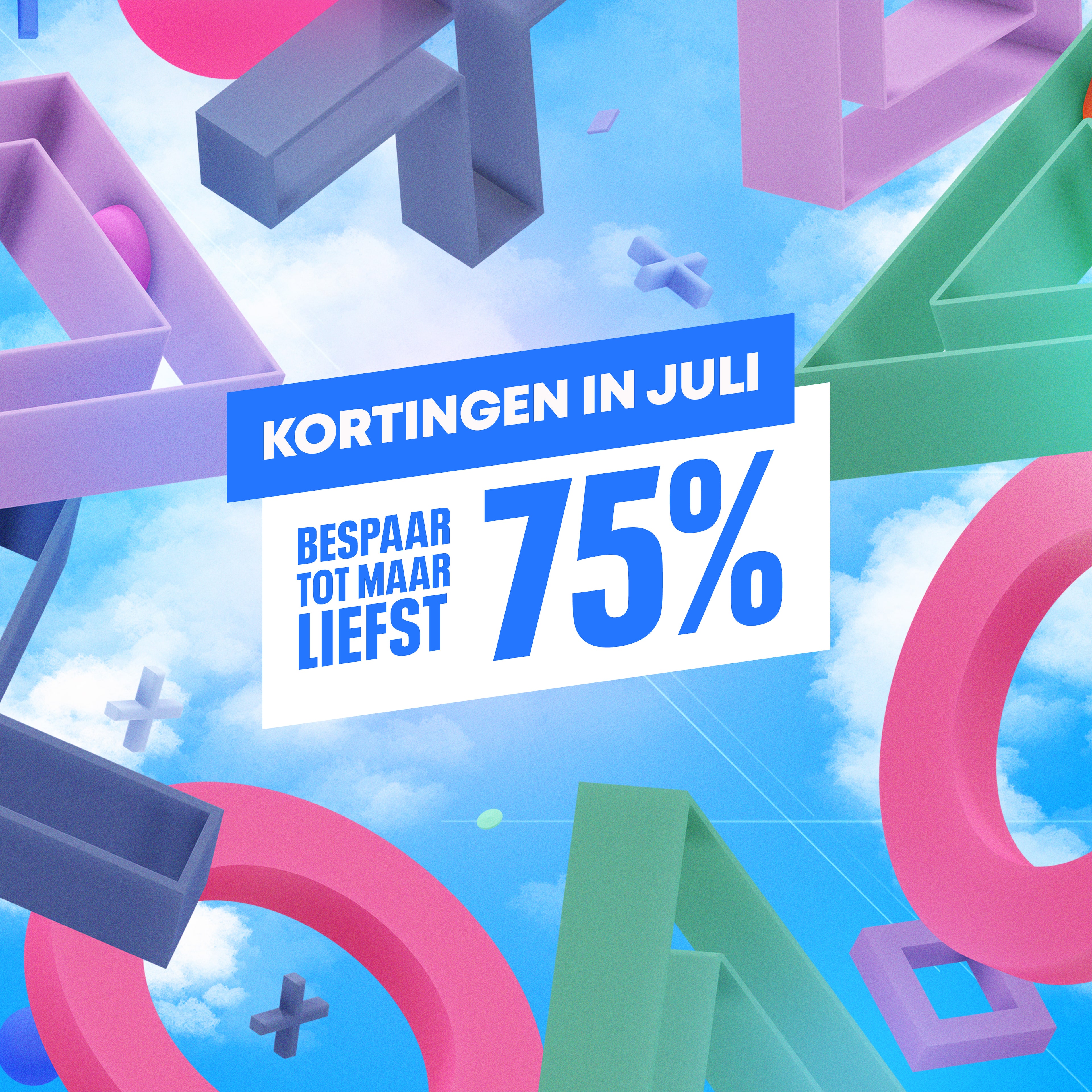 Kortingen in juli