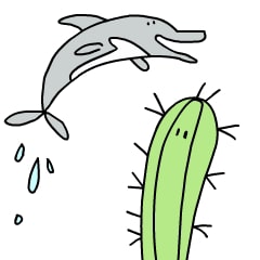 Icon for A Cactus with a porpoise