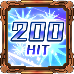 Icon for 최대 HIT수 200 돌파!