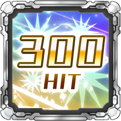 Icon for 최대 HIT수 300 돌파