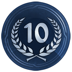 Icon for Reach Level 10