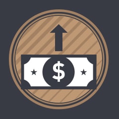 Icon for Positive cash flow
