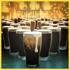 Icon for 100 pints of Guinness