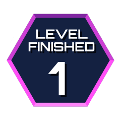 Icon for Finished Level 1