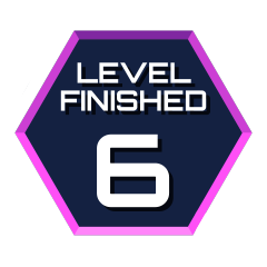 Icon for Finished Level 6