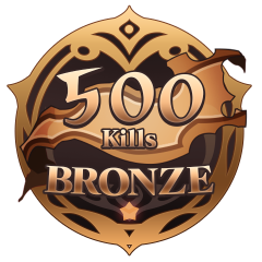 Icon for 500 Kills!