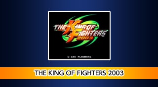 ACA NEOGEO THE KING OF FIGHTERS 2003