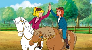 Bibi & Tina at the horse farm