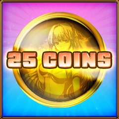 Icon for 25 coins collected