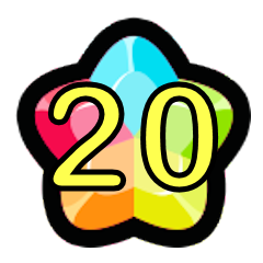 Icon for Reached level 20!