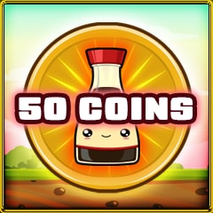 Icon for 50 coins collected