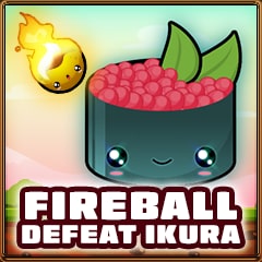 Icon for Ikura defeated with fireball