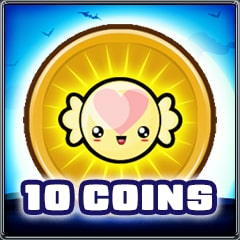 Icon for 10 coins collected