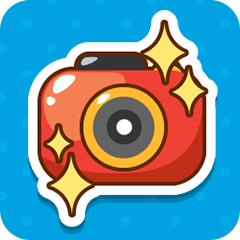 Icon for Photo then Fork