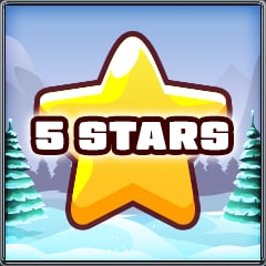 Icon for 5 stars earned