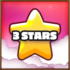 Icon for 3 stars earned