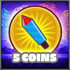 Icon for 5 coins collected