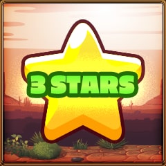 Icon for 3 stars earned