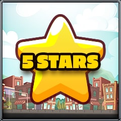 Icon for 5 stars earned