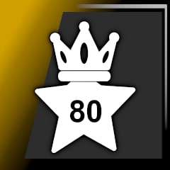 Icon for 80 stars? Your Majesty…
