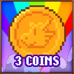 Icon for 3 coins collected