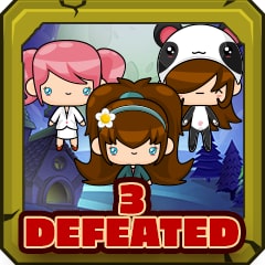 Icon for 3 characters defeated