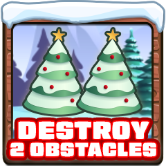 Icon for Destroy 2 obstacles