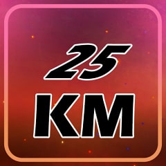 Icon for 25 km!