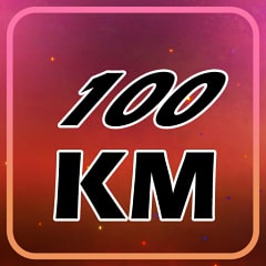 Icon for 100 km!